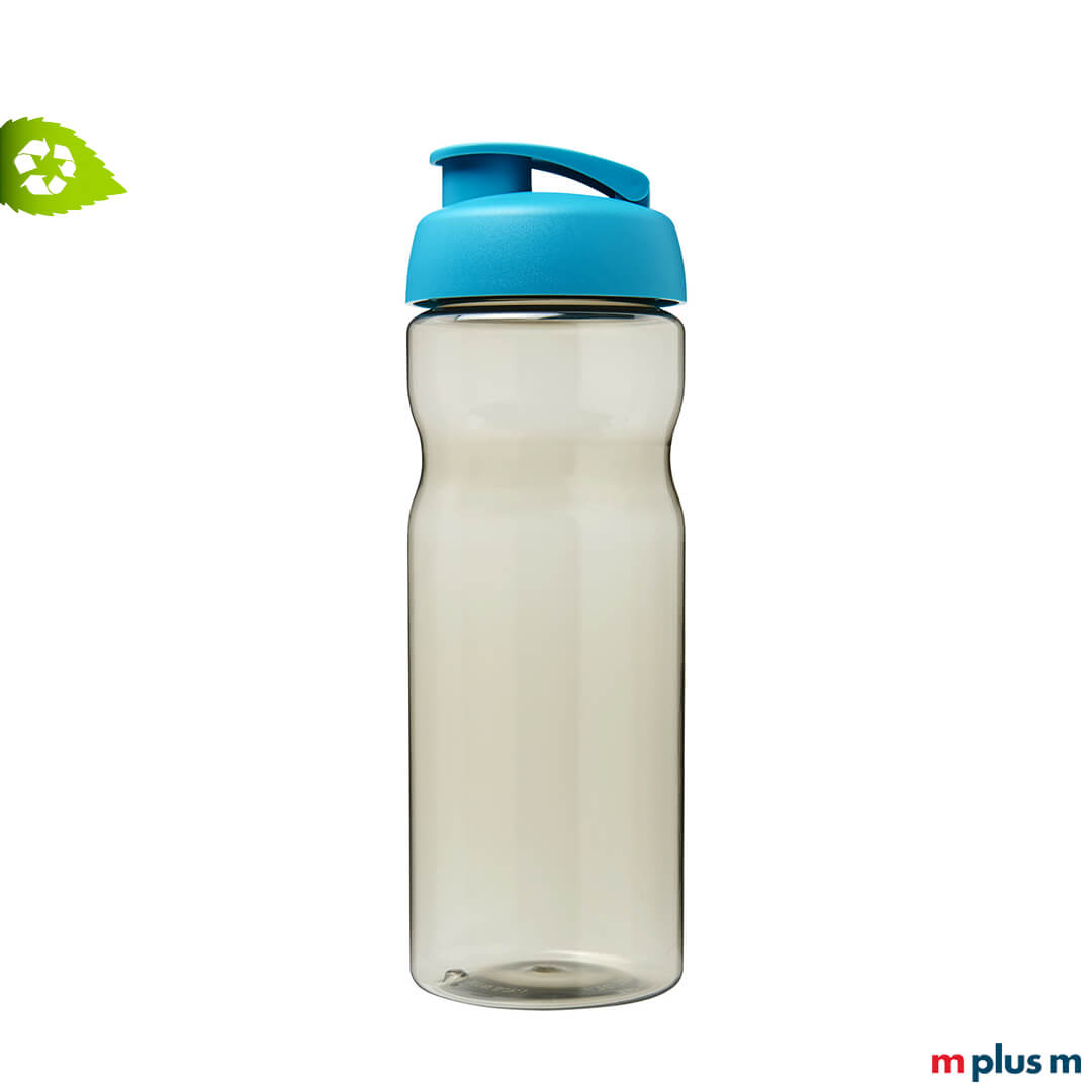 Nachhaltige Trinkflasche Aqua Ocean mit Klappdeckel in Blau