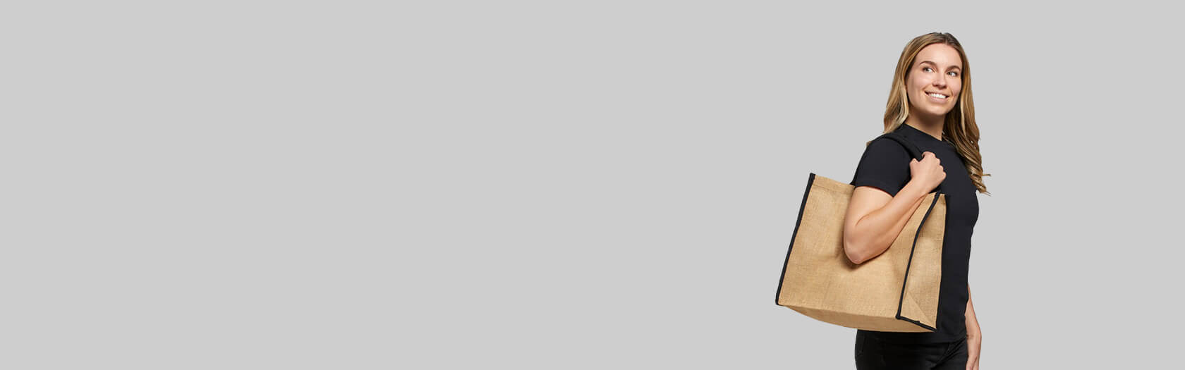 'Mercato' Jute Shoppertasche - Banner 