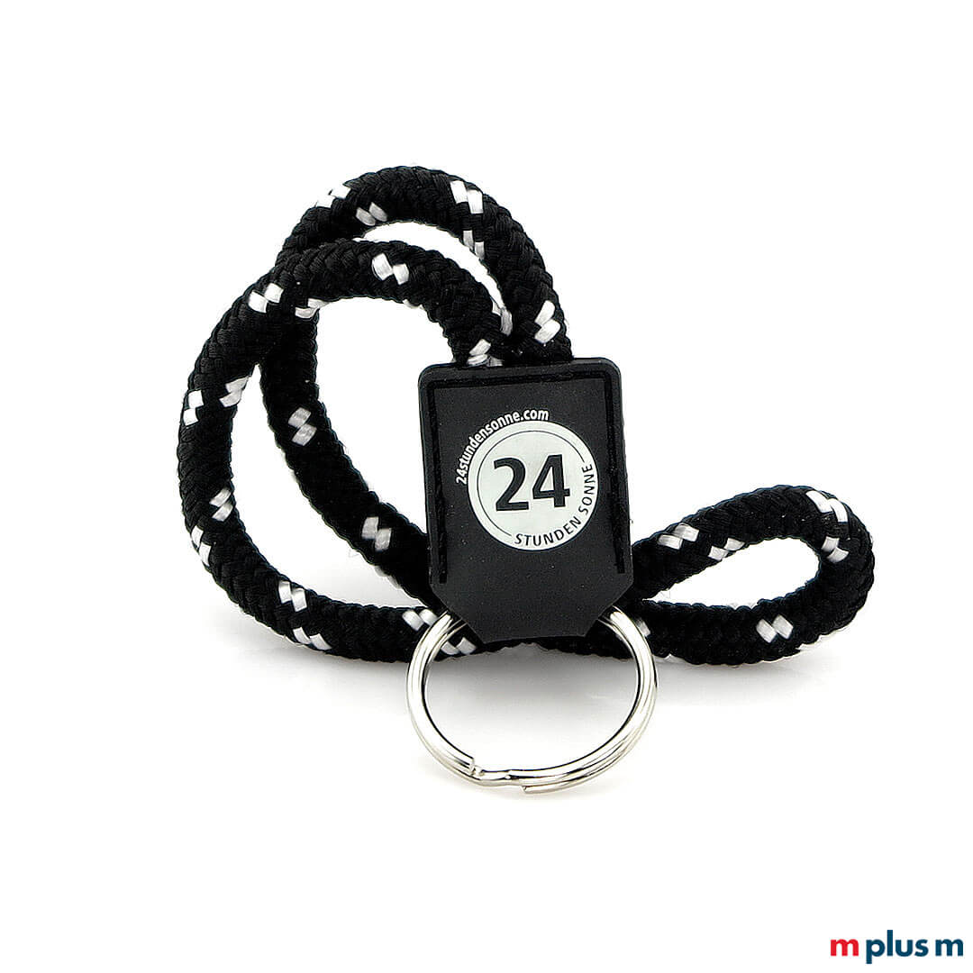 Kordel Schlüsselanhänger mit Logo-Druck