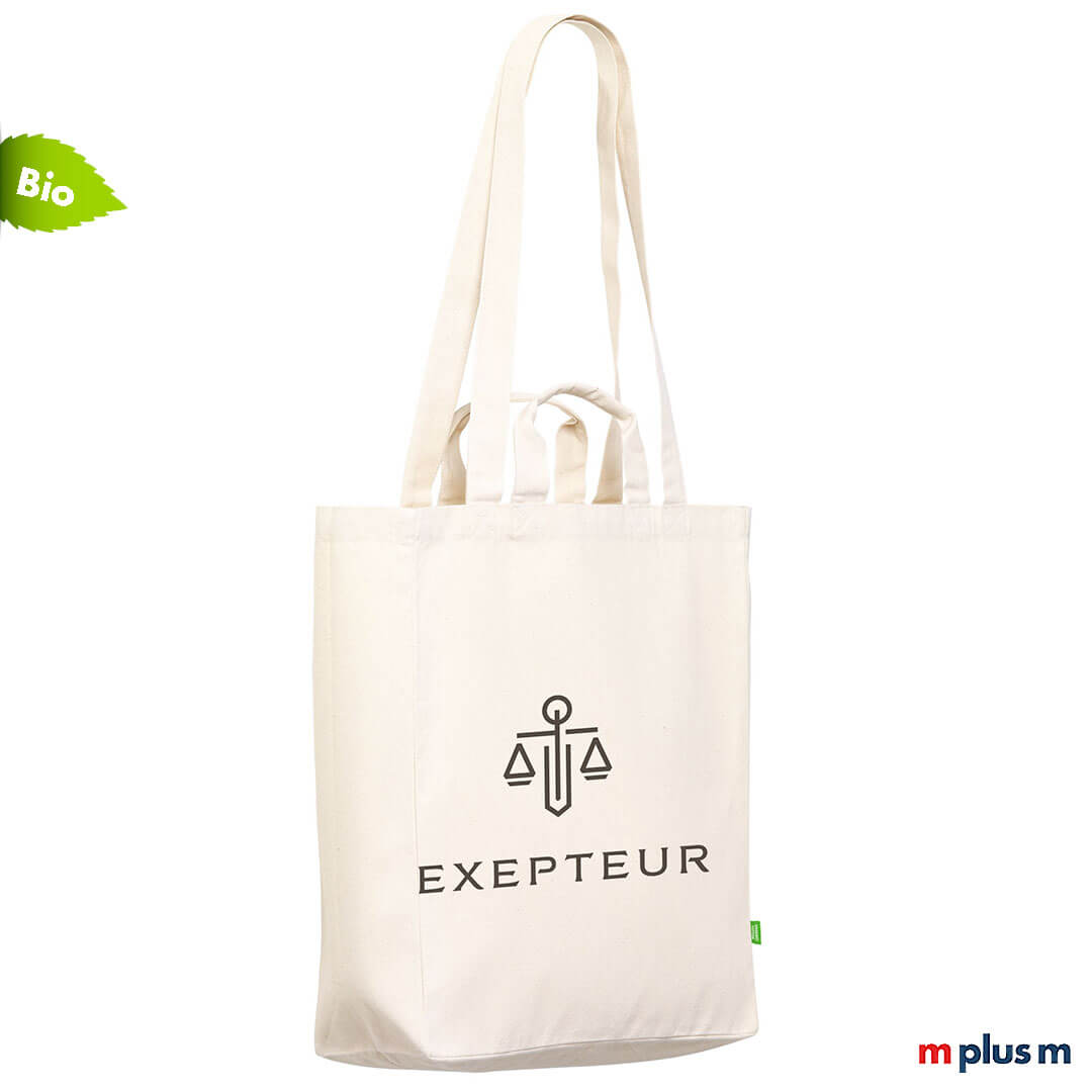 Segeltuchtasche 'Sommar' aus Bio Baumwolle als nachhaltiger Werbeartikel