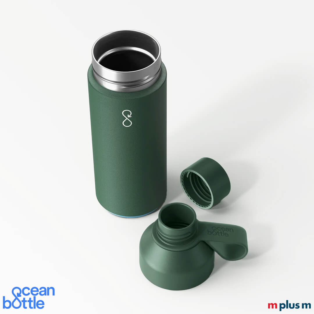 Ocean Bottle 500ml verschiedene Einzelteile für eine leichte Reinigung