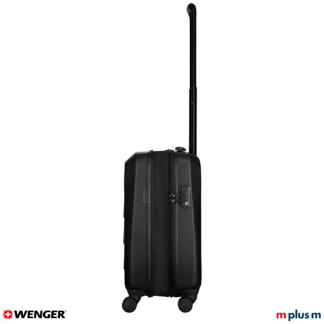 Wenger Prymo Handgepäck Koffer Schwarz mit Streetstyle-Look, stabilen Reissverschlüssen und zusätzlichem Stauraum