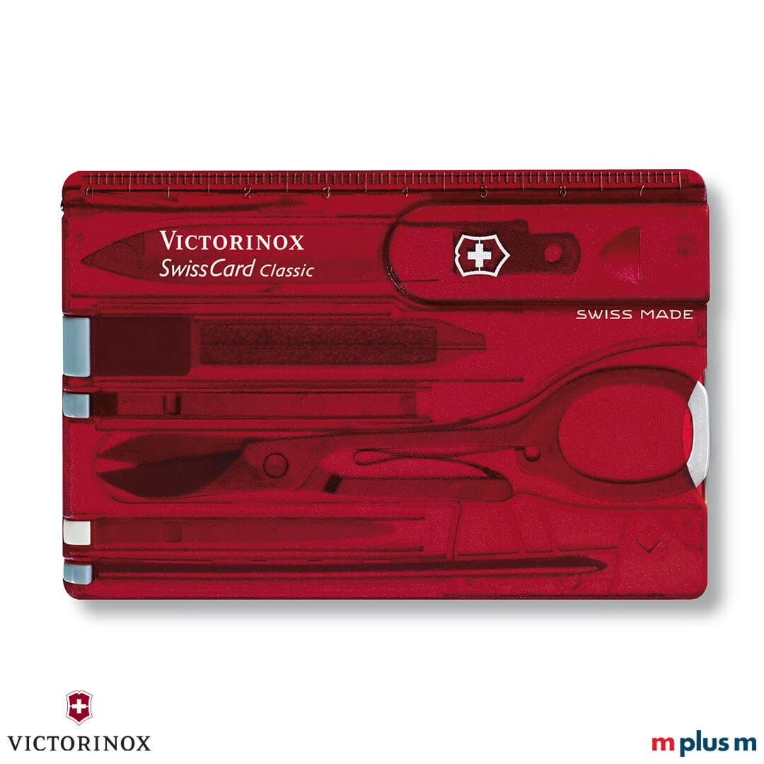 Rote Victorinox Swiss Card Classic als Werbemittel