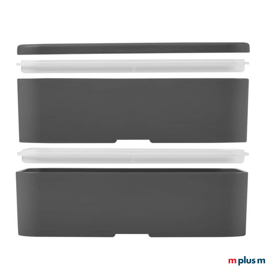 Die 'Miyo' Lunchbox hat zwei große Hauptfächer mit ausreichend Platz für Essen für unterwegs