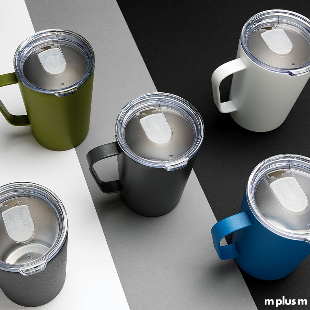 In 5 Farben: Edelstahl Tasse Jack als Werbeartikel