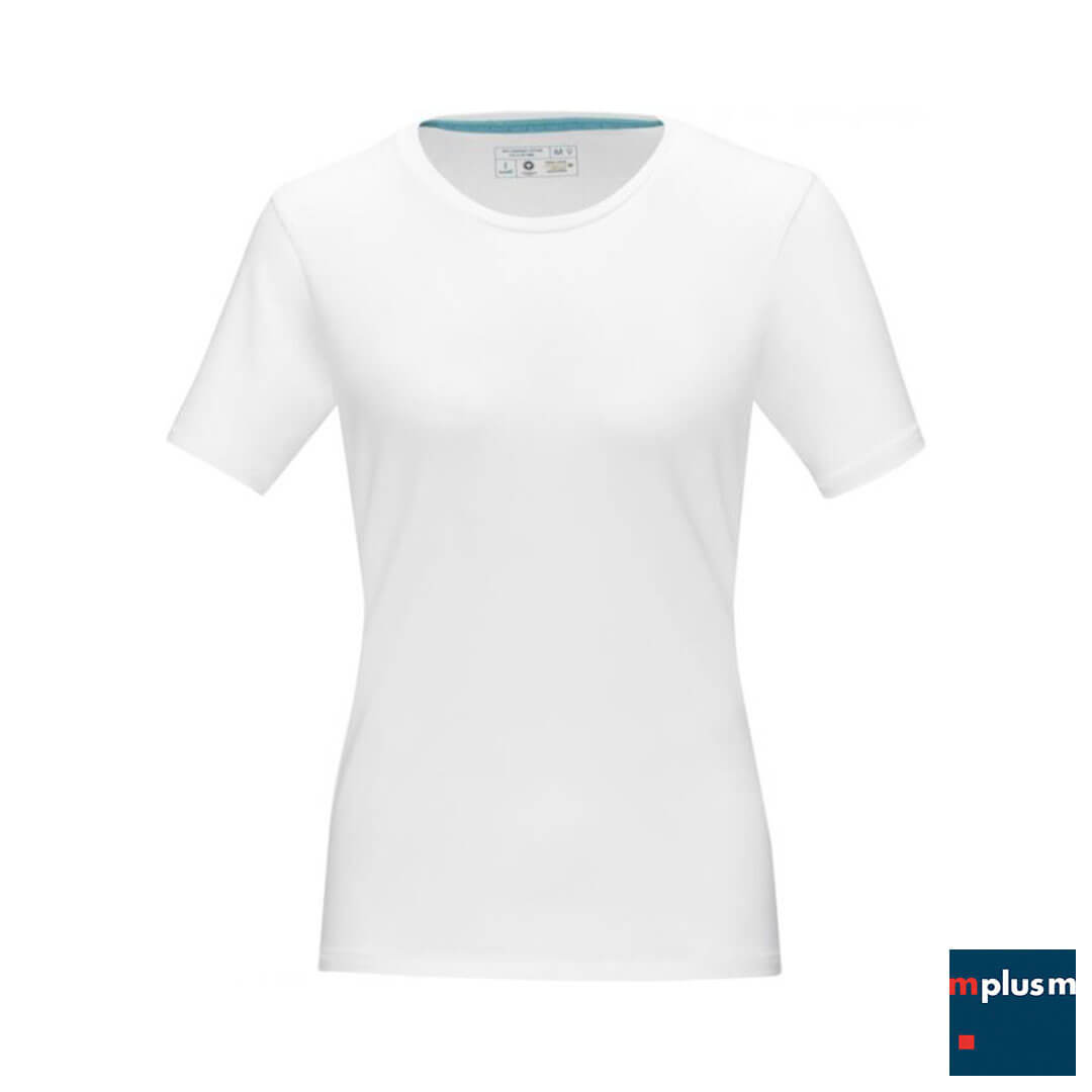 Klassisches weißes T-Shirt für Damen individualisieren