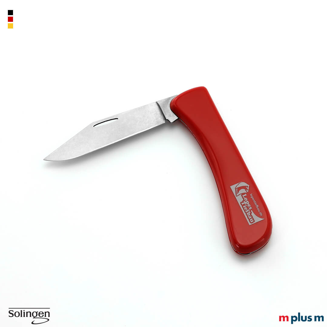 Hochwertiger und preiswerter Werbeartikel aus Deutschland: Solinger Taschenmesser mit Logo Druck