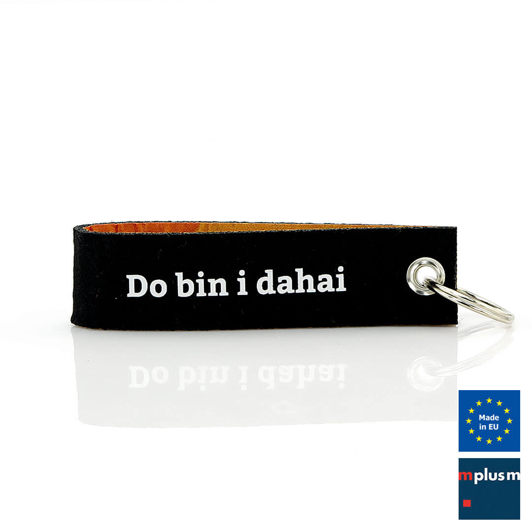 Filzschlüsselanhänger aus Europa mit Logo zu bedrucken