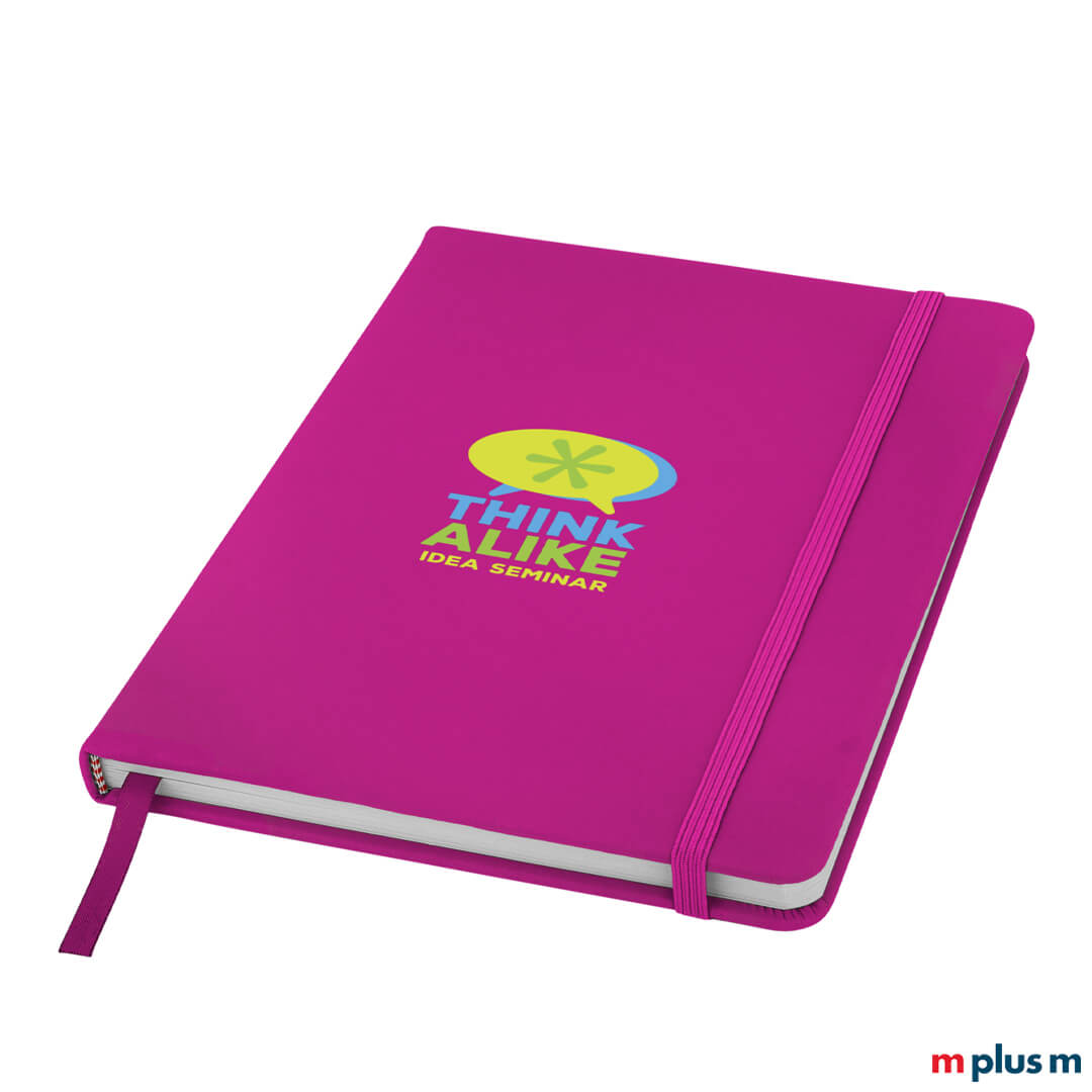 Pinkes A5 Inspiration Notizbuch, 96 linierte Seiten, 21 x 14 cm