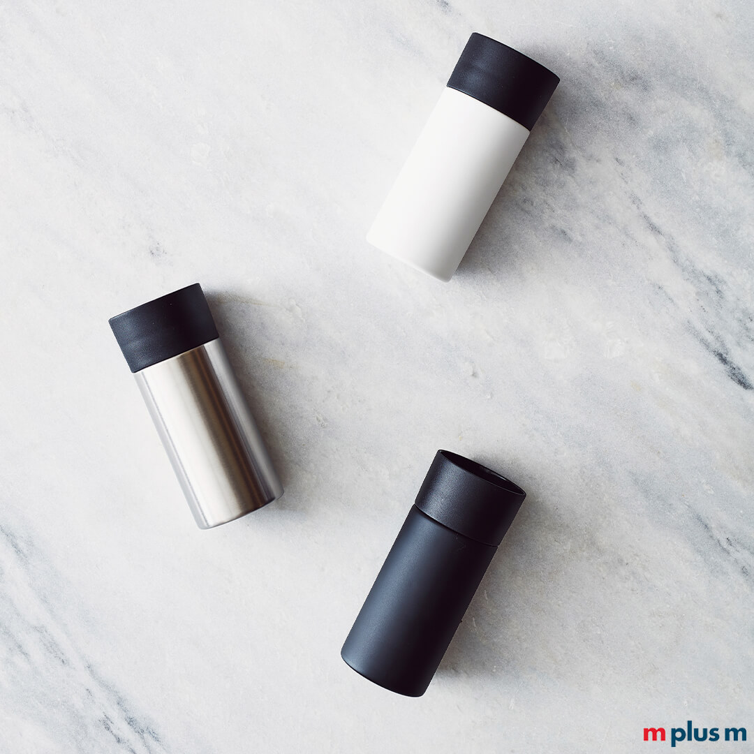 Hochwertiger Edelstahl Becher mit Logo-Druck