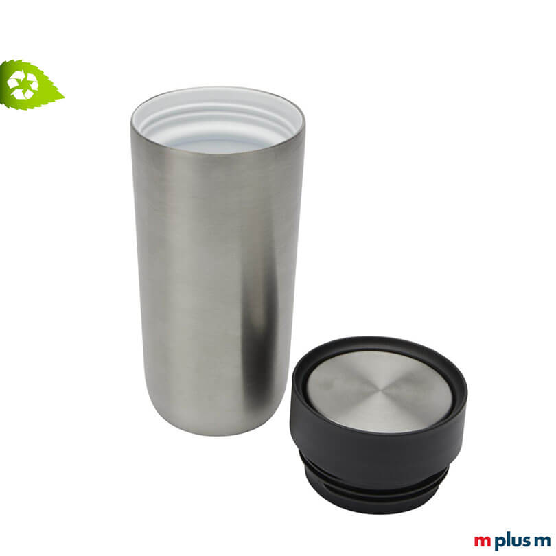 Narvik Edelstahl Coffee To Go Isolierbecher mit Keramikbeschichtung für leichte Reinigung innen.