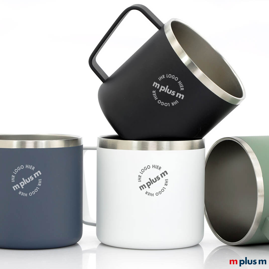 Tasse in vielen Farben als nachhaltiges Werbemittel bedrucken