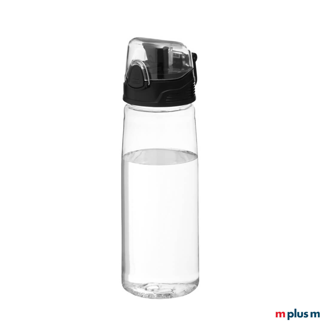 Transparente Trinkflasche als nachhaltiges Werbemittel