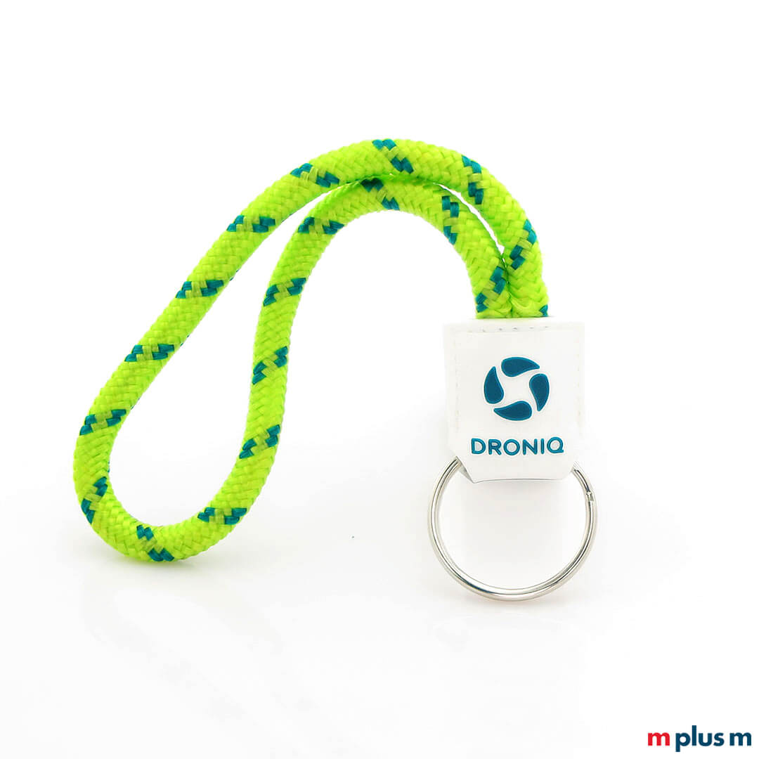 Grünen Schlüsselanhänger individuell bedrucken