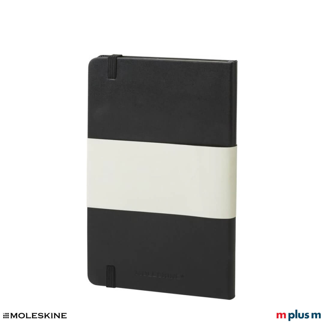 Moleskine Notizbuch Classic Hardcover M Rückseite mit Papierband