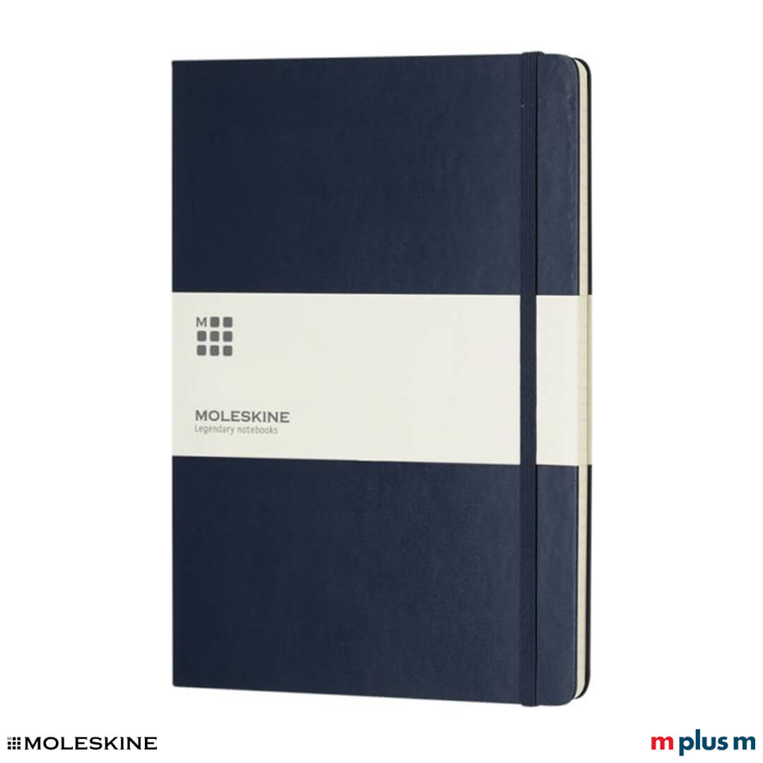 Moleskine Notizbuch Classic Hardcover XL in der Farbe Dunkelblau