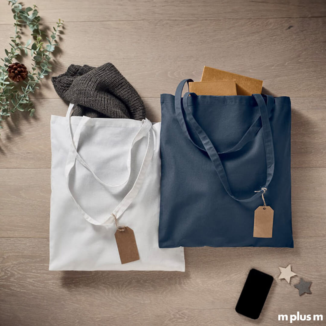 Nachhaltige Stofftasche aus Bio-Baumwolle als nachhaltiges Werbemittel bedrucken