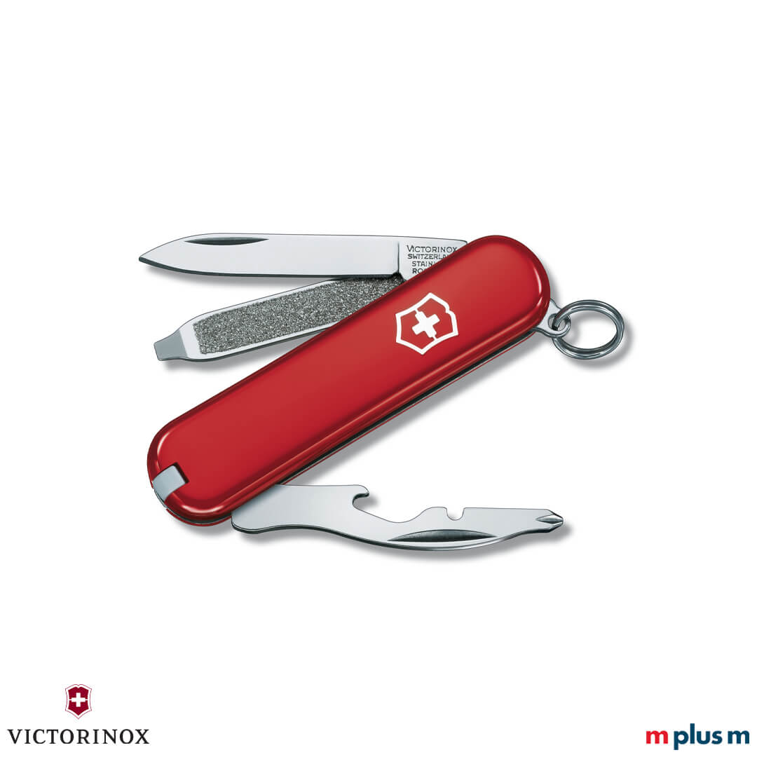 Kleines und günstiges Schweizer Taschenmesser Rally von Victorinox als Werbeartikel mit Logo bedrucken