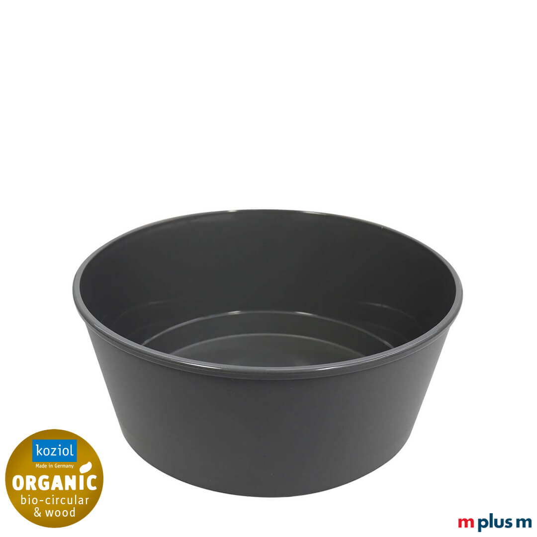 Koziol Mehrweg Schüssel mit Logo bedruckt als nachhaltige Alternative zu Einwegverpackungen. Ideal für Restaurant, Bäckerei und Café