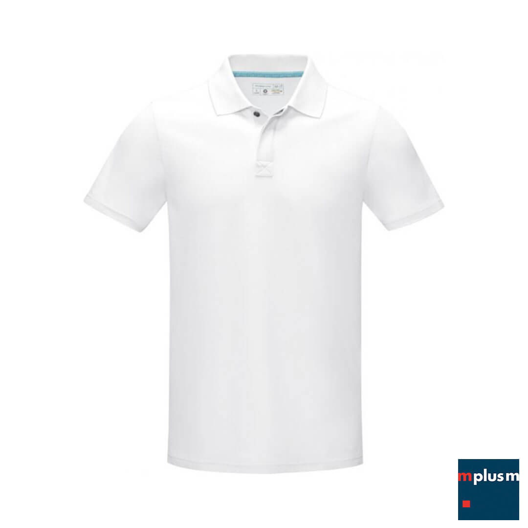 Weißes Nachhaltiges Poloshirt Herren
