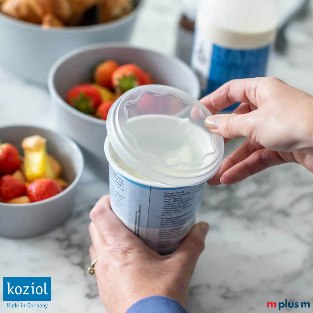 Koziol Fresh Frischedeckel Mehrwegdeckel als giveaway mit Logo bedrucken