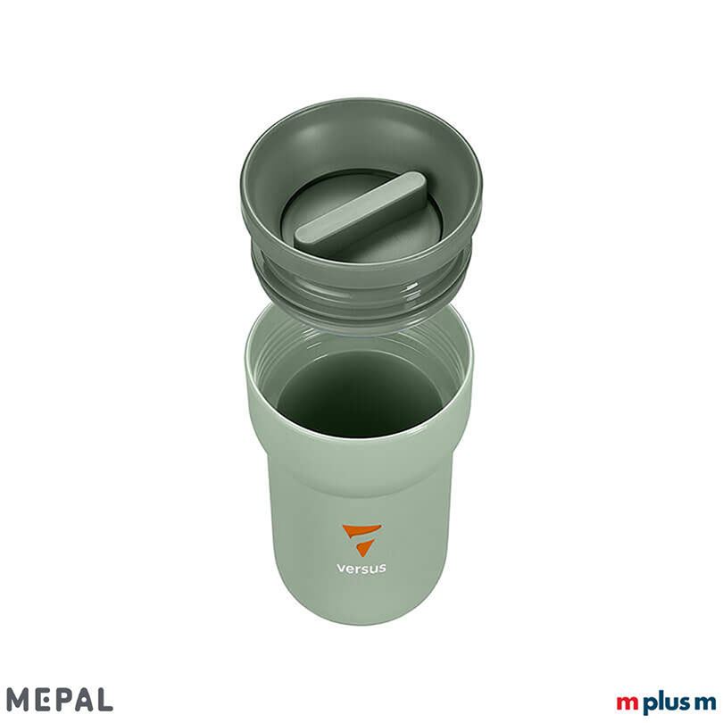 Auslaufsicherer Schraubdeckel beim Mepal Ellipse Reisebecher 275 ml als Werbeartikel