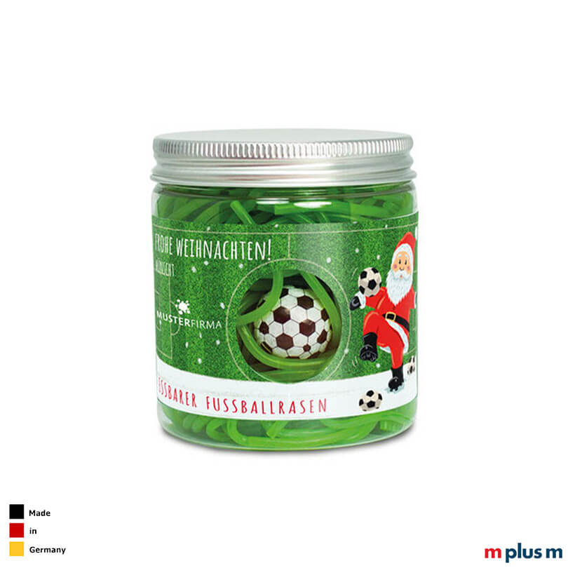 Essbarer Fußballrasen mit Logo bedrucken