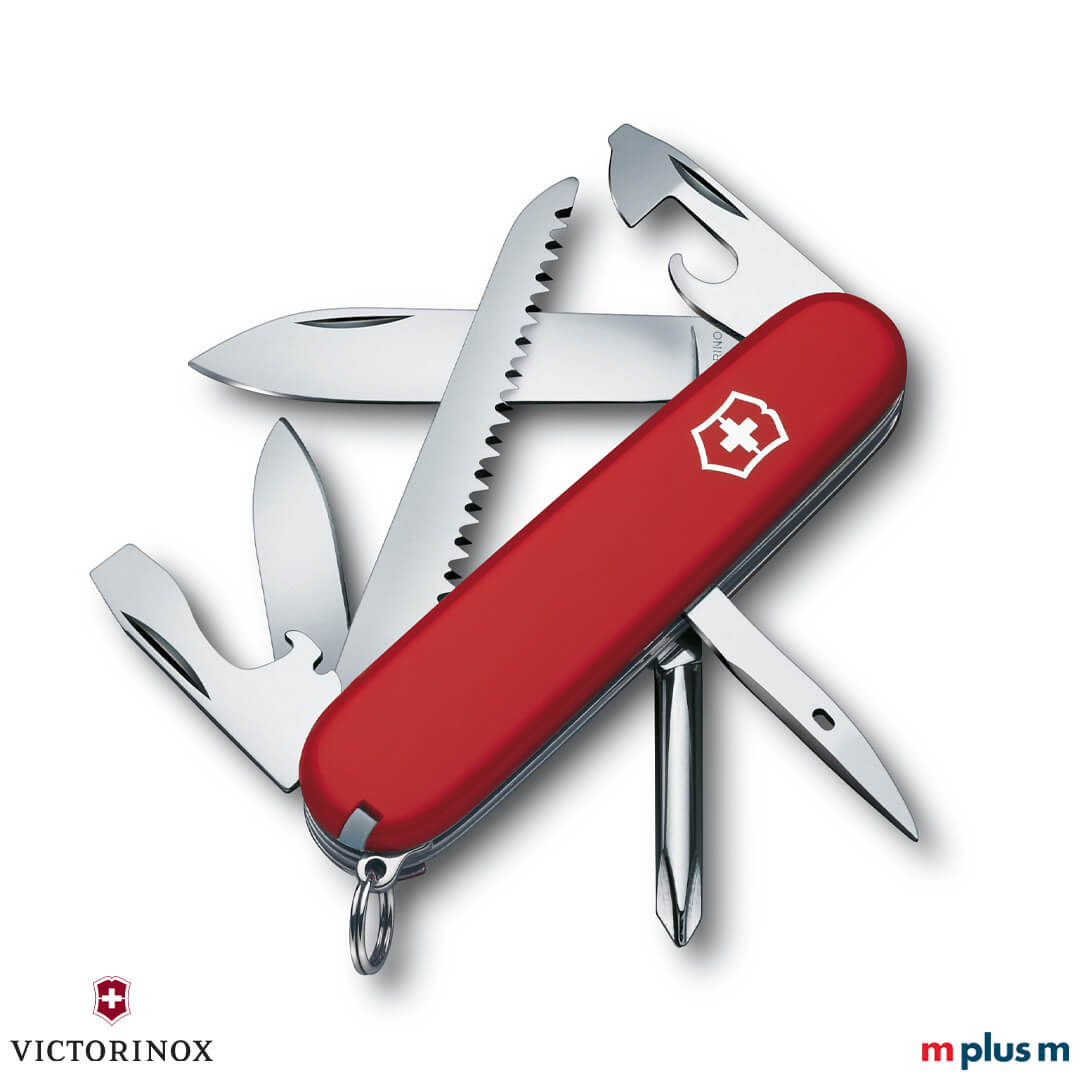 Schweizer Taschenmesser Hiker von Victorinox als nachhaltiger Werbeartikel ab 40 Stück mit Logo bedrucken 