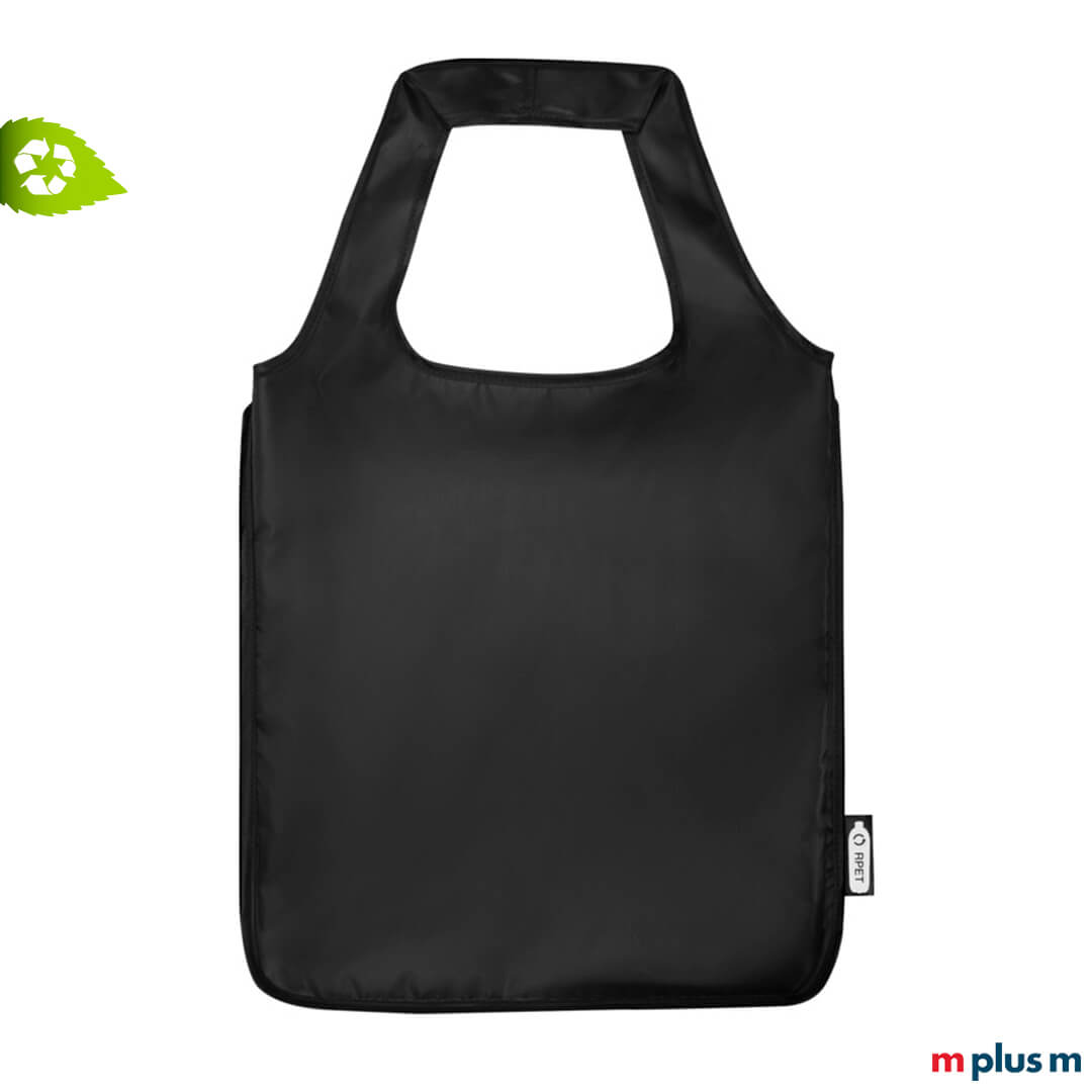 Nachhaltige Tragetasche aus recyceltem Material mit Logo