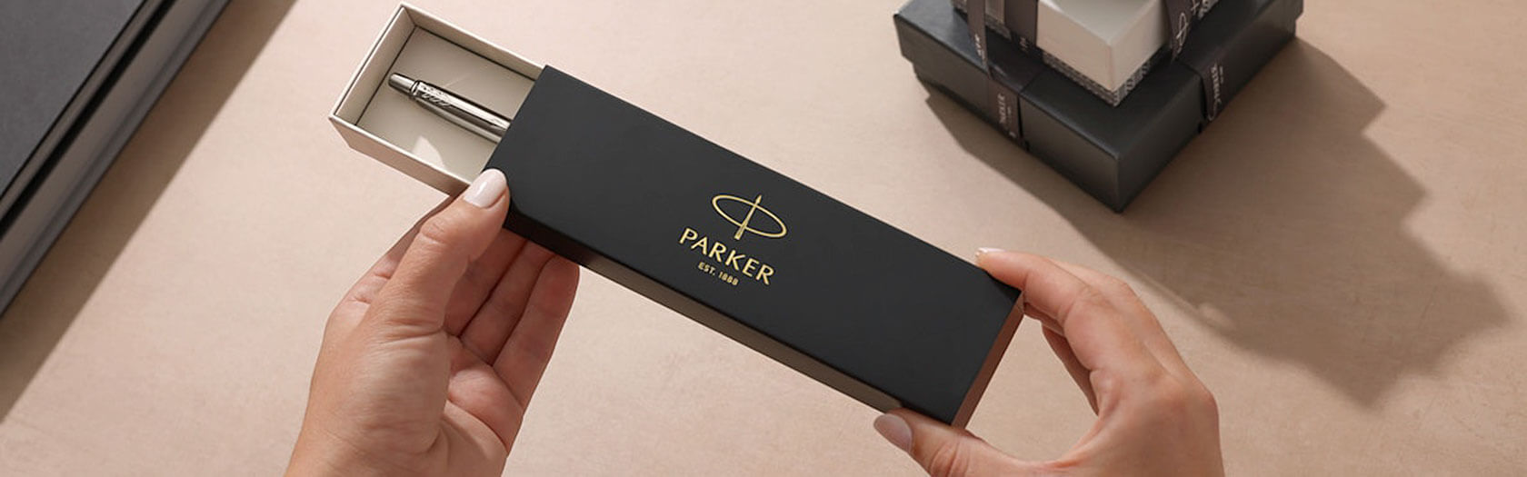 Parker Jotter Recycling Kugelschreiber mit Logo bedrucken - Banner 