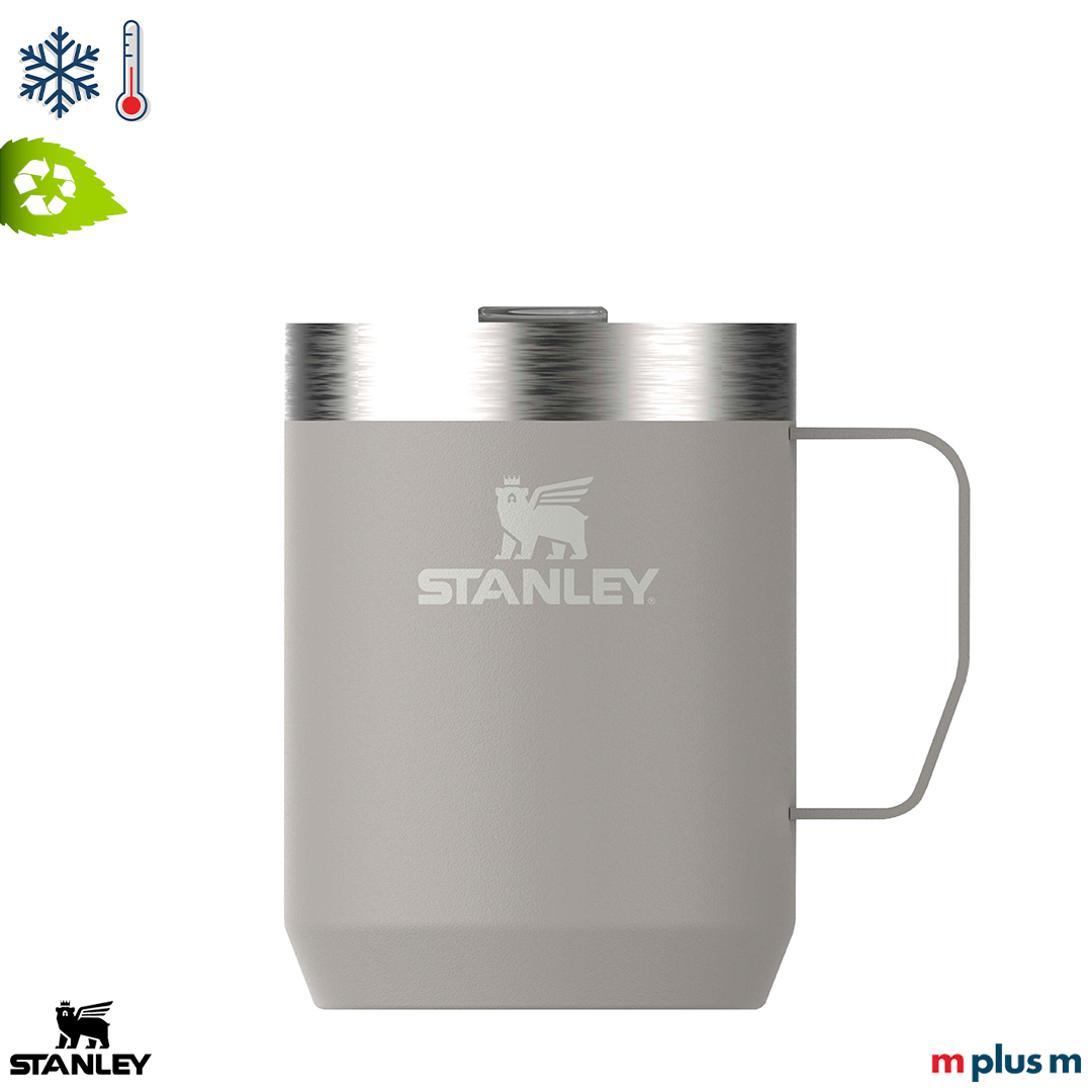 Grau gefärbter Stanley Becher 236 ml – EXPRESS bedruckbar mit Firmenlogo