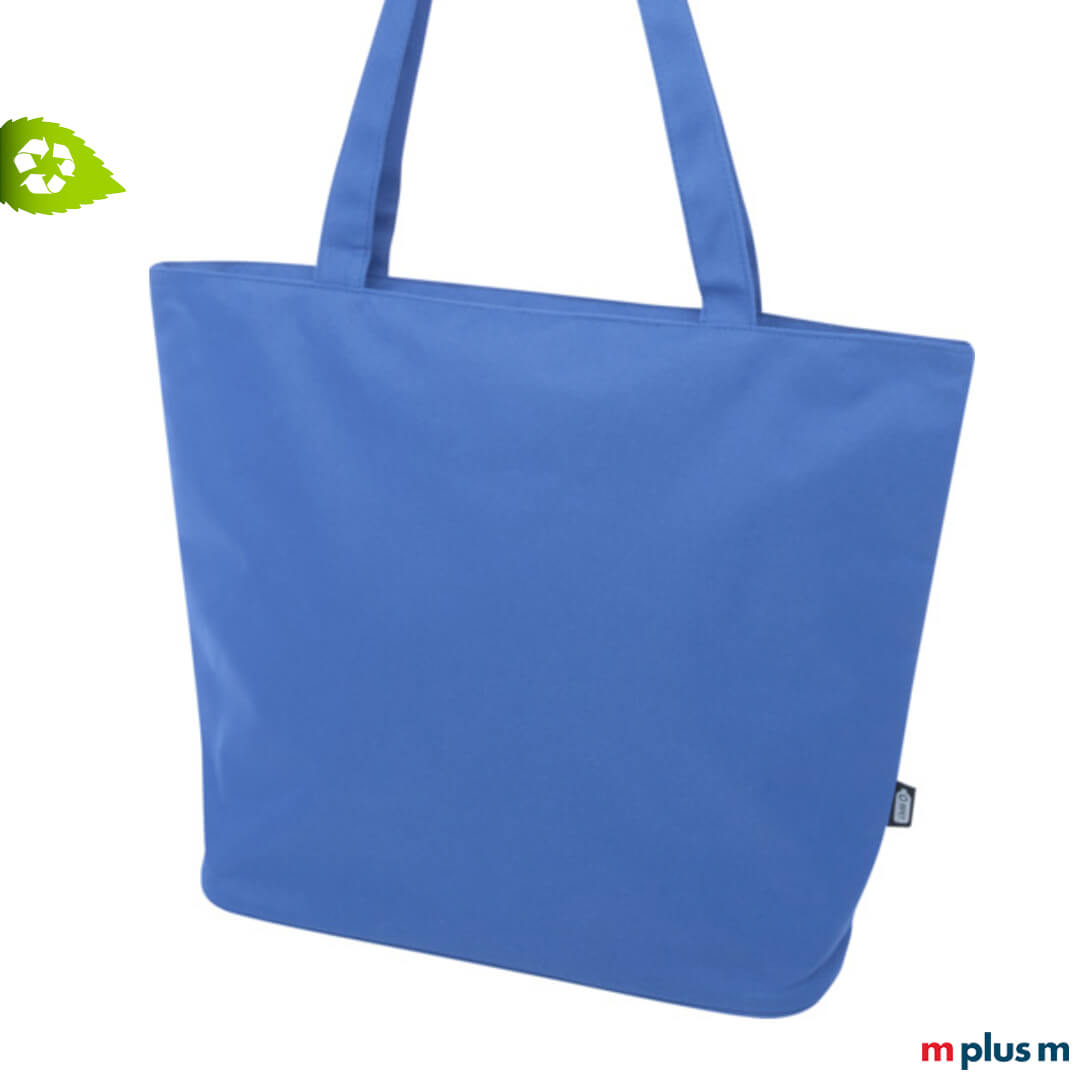 Blaue Mehrzwecktasche aus recycling Material