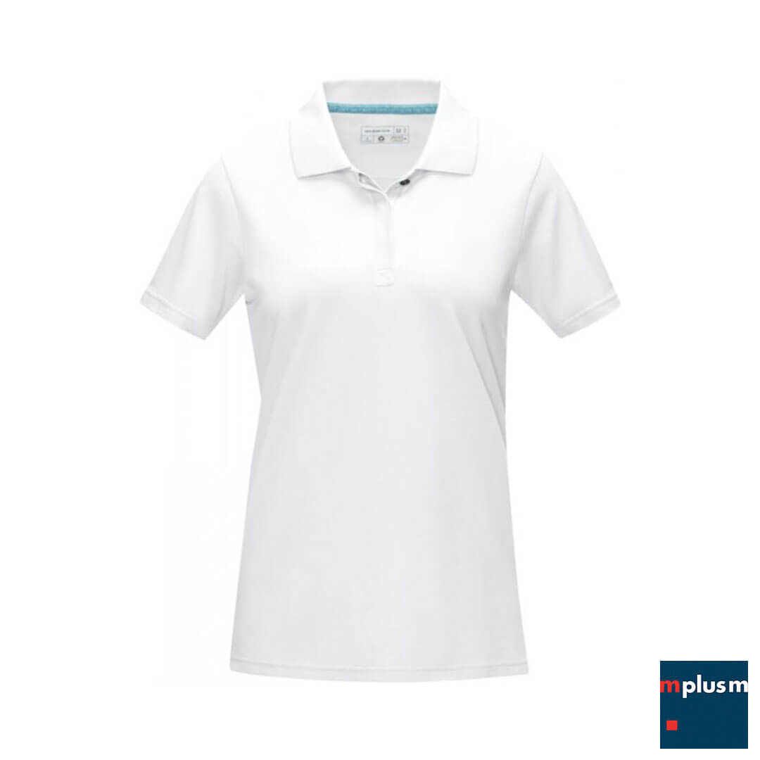 Weißes Nachhaltiges Poloshirt individualisieren