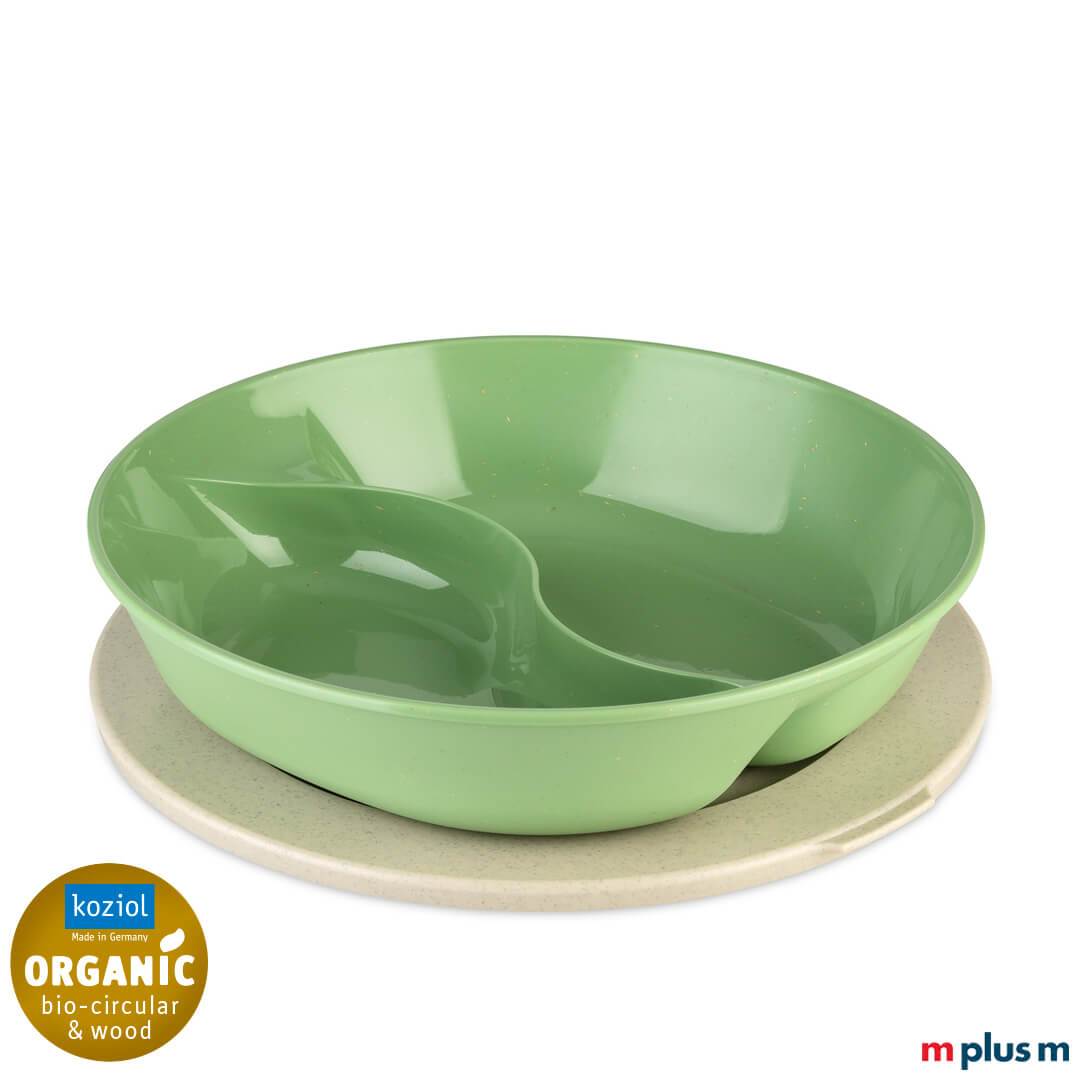 Koziol Connect Separee Bio Circular 1,5l in der Farbe Grün/Nature Leaf Green