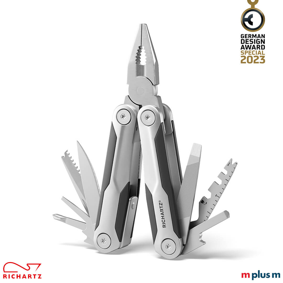 Ausgezeichnetes Design beim Neo Tool 26+ von Richartz als Werbeartikel