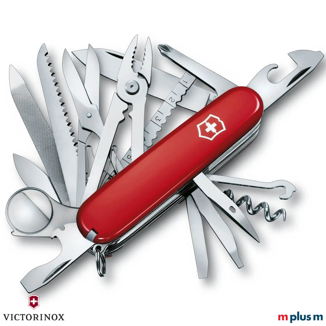 Mit Schere, Säge und Lupe: Swiss Champ Taschenmesser