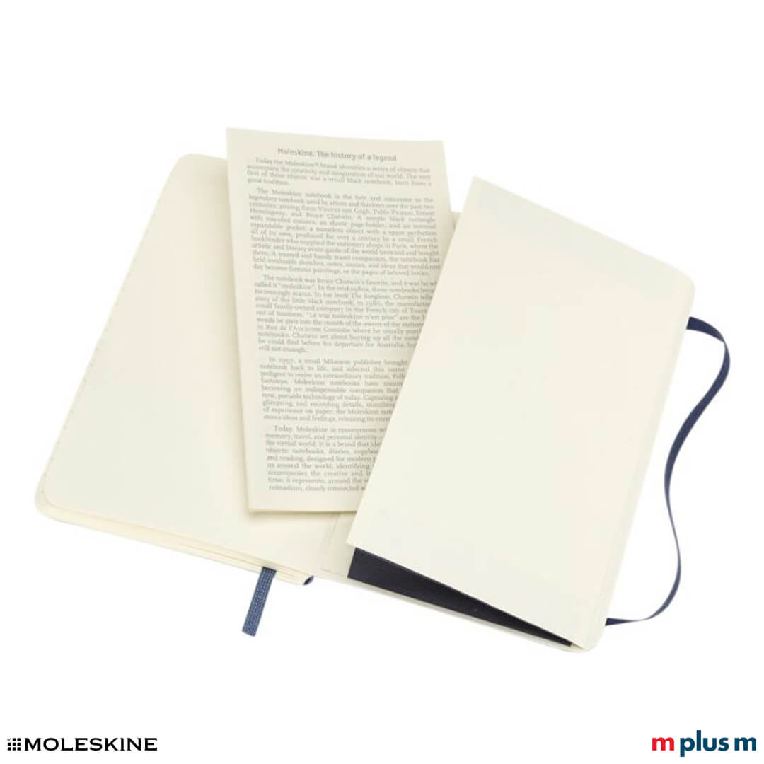 Moleskine Classic Softcover Taschenformat mit Tasche hinten