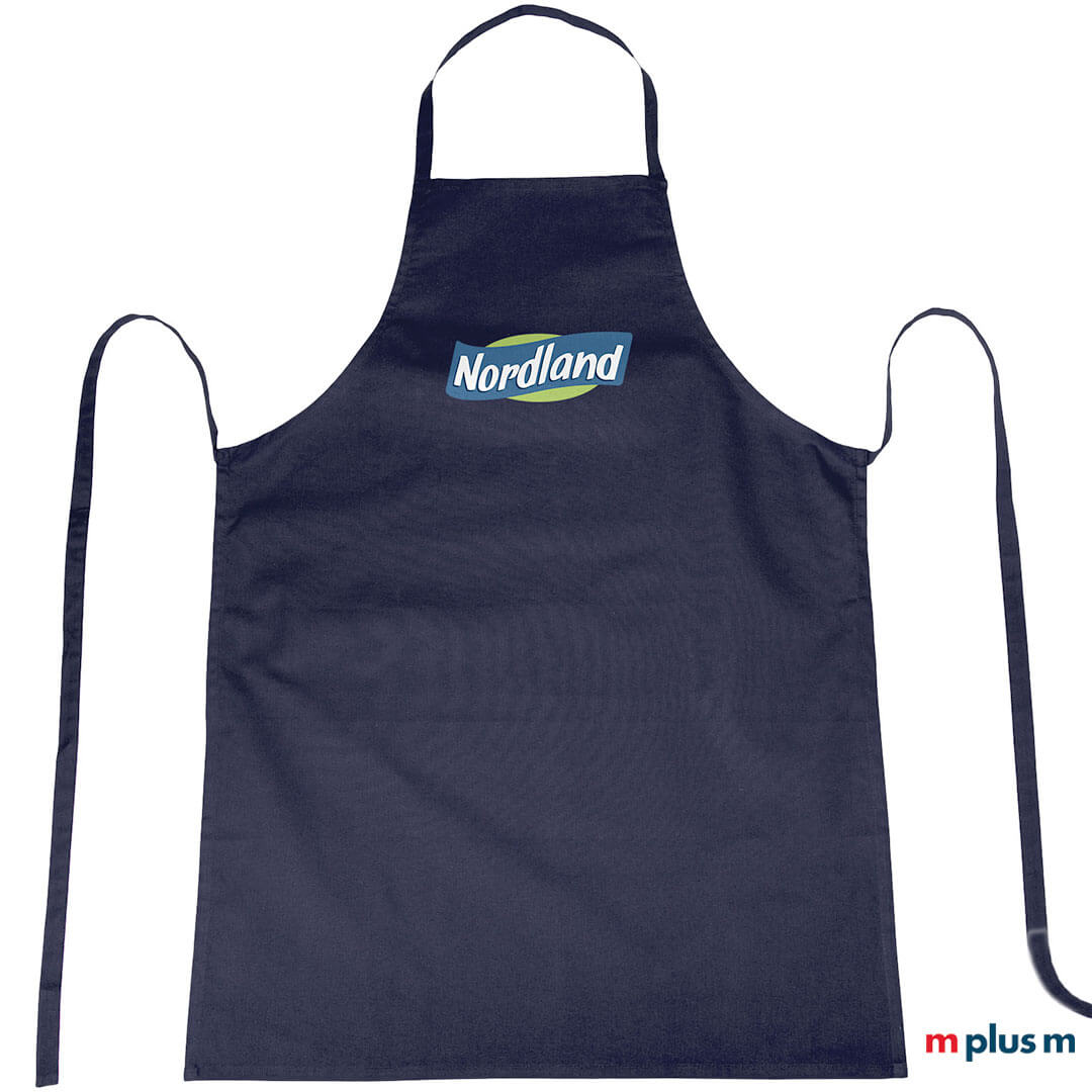 Preiswert und schön: Baumwoll Schürze 'Victor' als Werbeartikel oder Gastro-Ausstattung mit Logo bedrucken