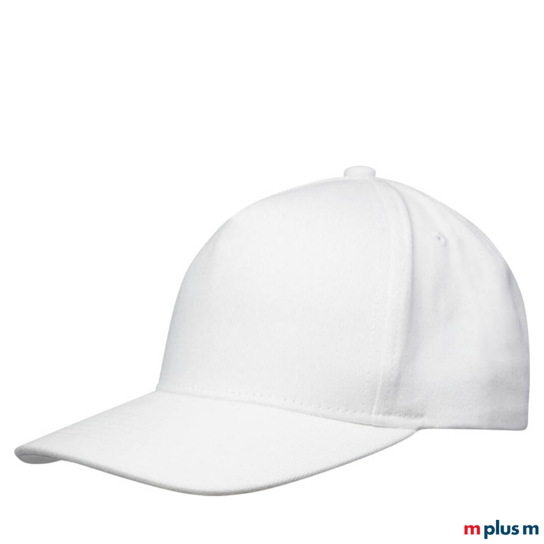 Weiße Basecap als nachhaltiges Werbegeschenk für Kunden und Mitarbeiter
