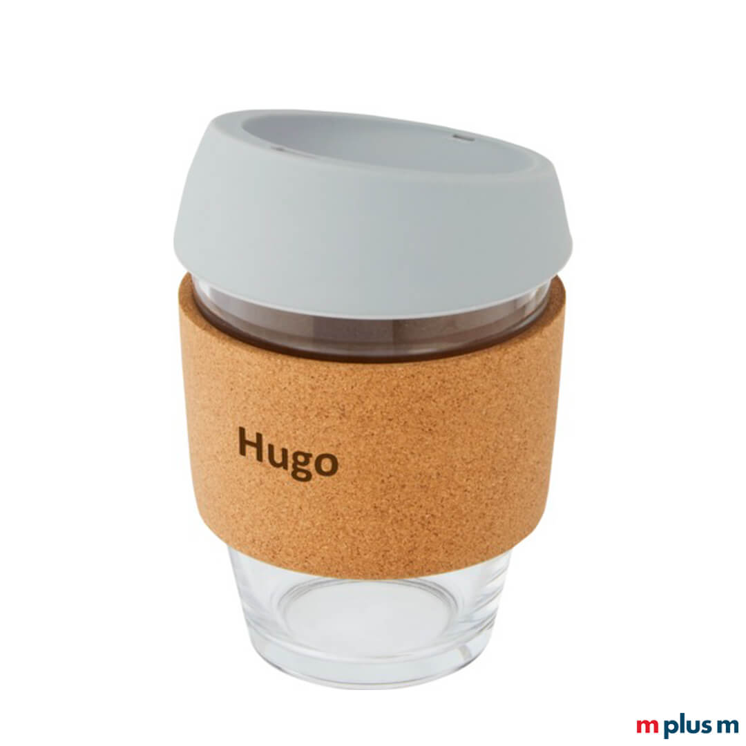 Montevideo Kaffeebecher aus Glas mit Lasergravur