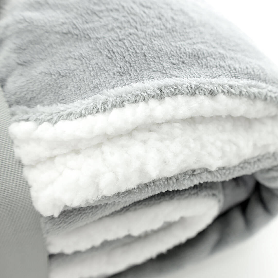 Doubleface Fleecedecke Hygge: Innen mit Sherpafleece