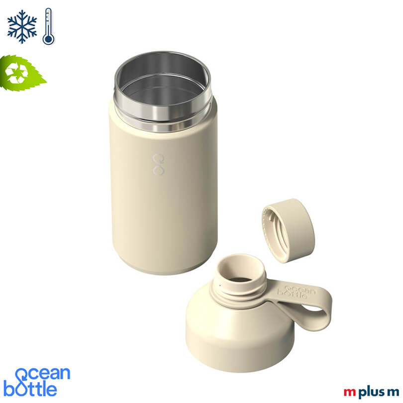 Ocean Bottle 750ml mit weiter Öffnung - ideal für Eiswürfel und größeres Obst