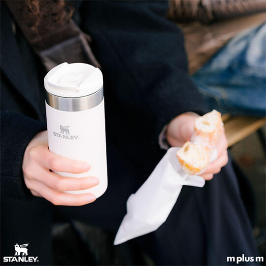 Rosa Stanley Aerolight Transit Edelstahlbecher 350 ml, leicht und robust, nachhaltiger Coffee To Go Becher hochwertig mit Logo bedrucken