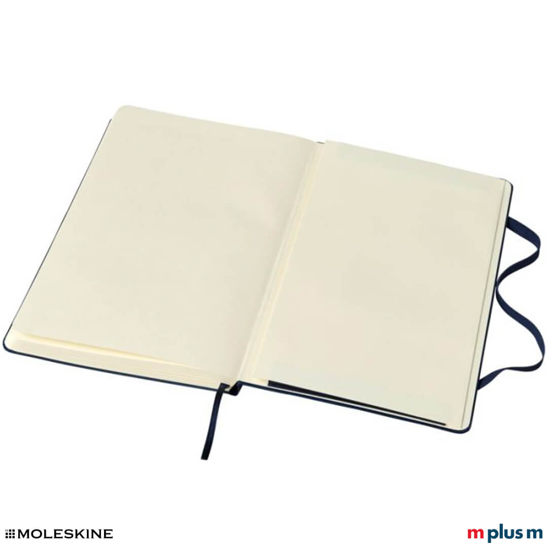 Moleskine Notizbuch Classic Harrdcover L mit Tasche hinten