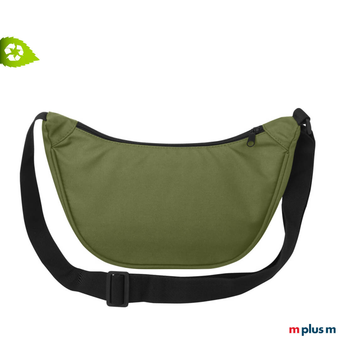 Grüne Bauchtasche Bente als nachhaltiger Werbeartikel mit Expresslieferung