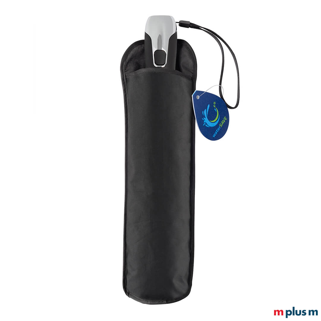 Fare Leon Premium Taschenschirm in nachhaltiger Hülle