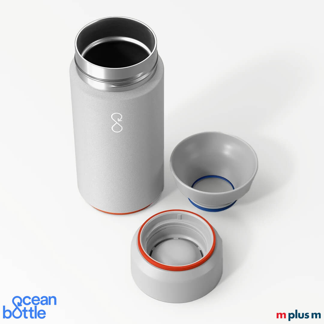 Ocean Bottle Brew Flask 350ml verschiedene Einzelteile für eine leichte Reinigung