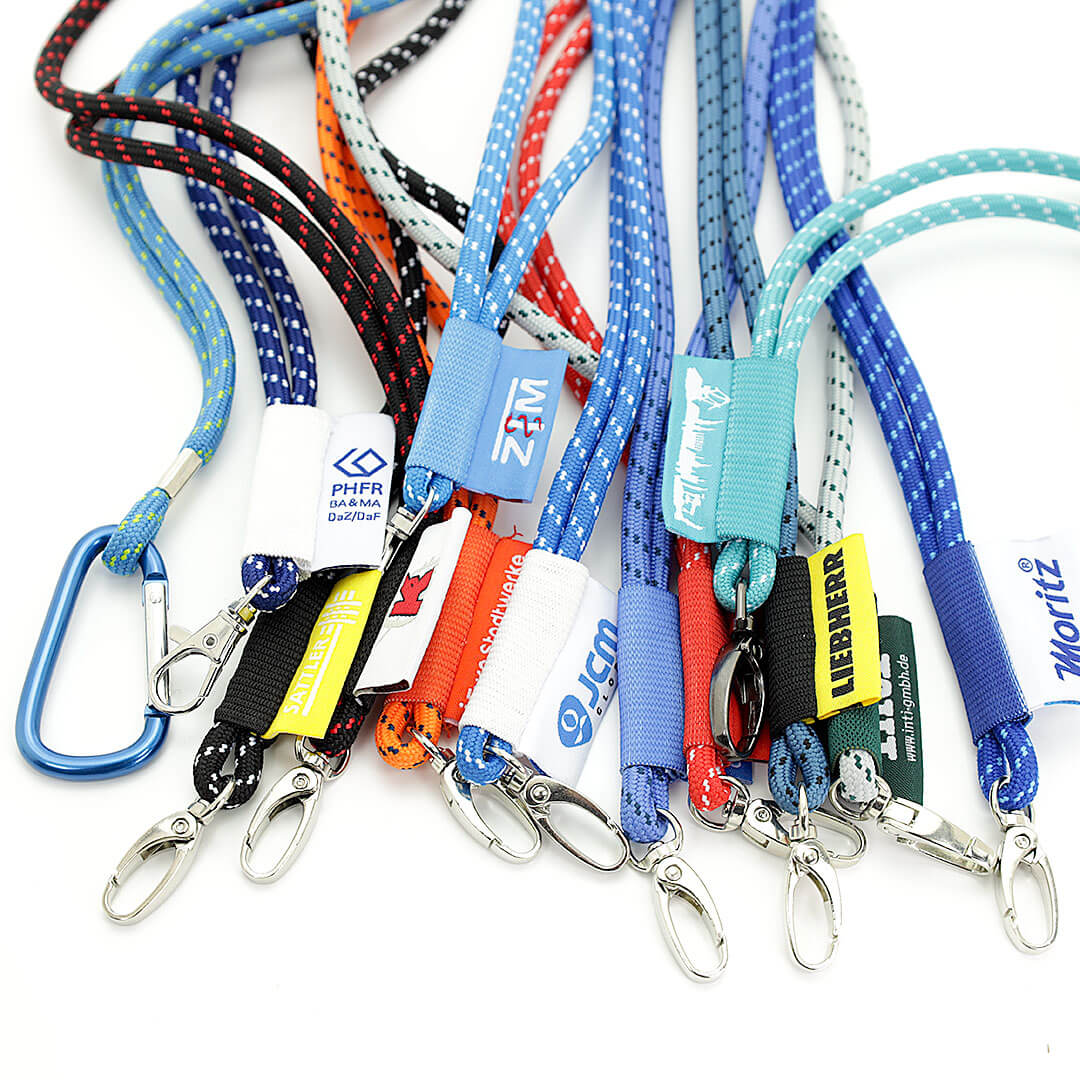 Paracord Kordel Lanyards als Werbeartikel