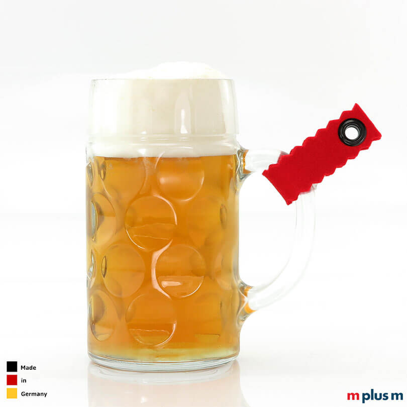 Oktoberfest Giveaway Maßkrug Markierer Schlüsselanhänger aus Deutschland