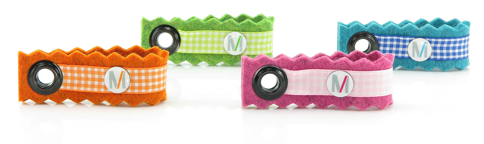 Maßkrug-Band Filz Schlüsselanhänger bedrucken - Banner 